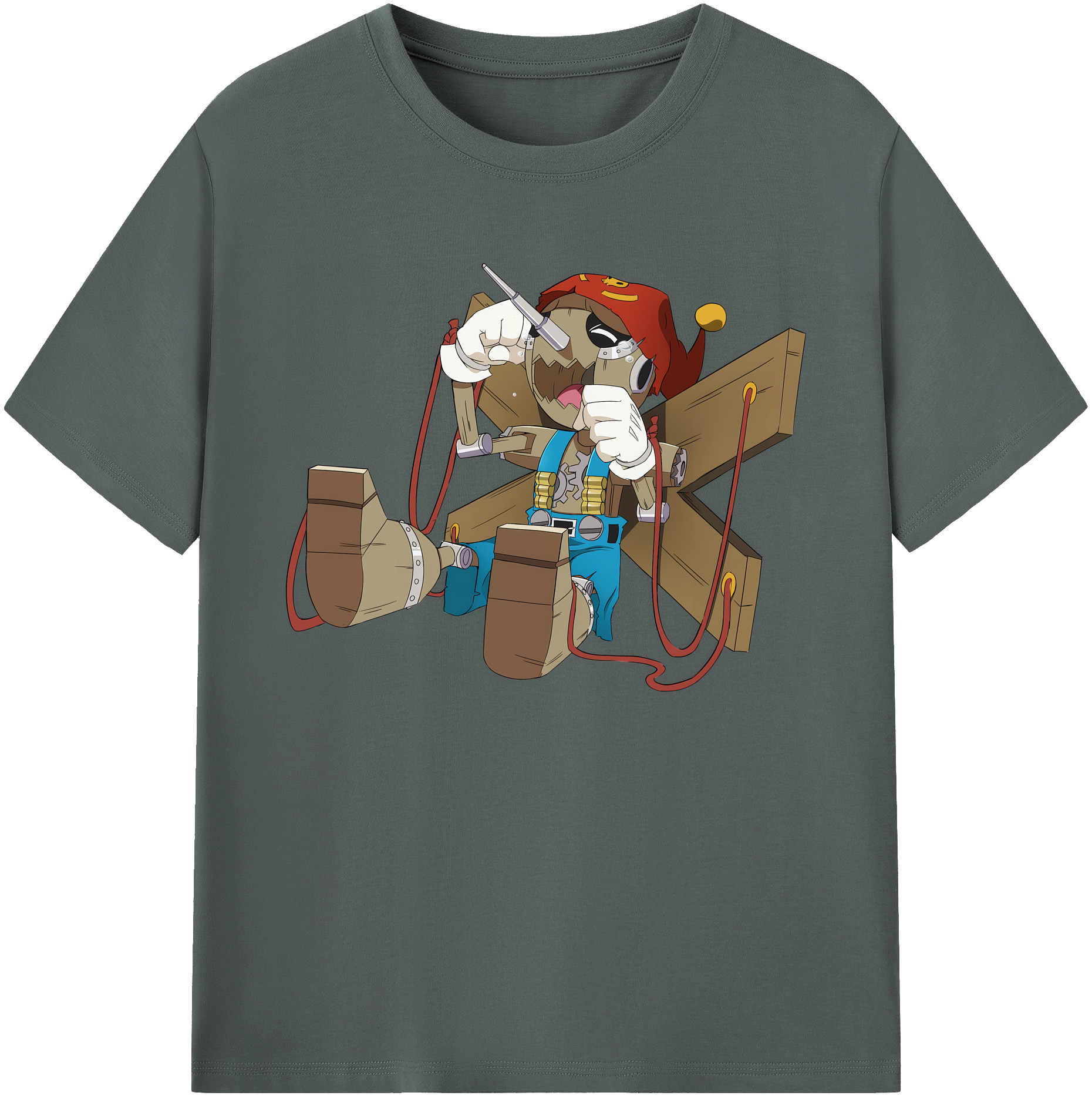 （画像用） Digimon デジタルモンスター/デジモン 綿100％ メンズ半袖Tシャツ｜肌触りやわらか＆通気性